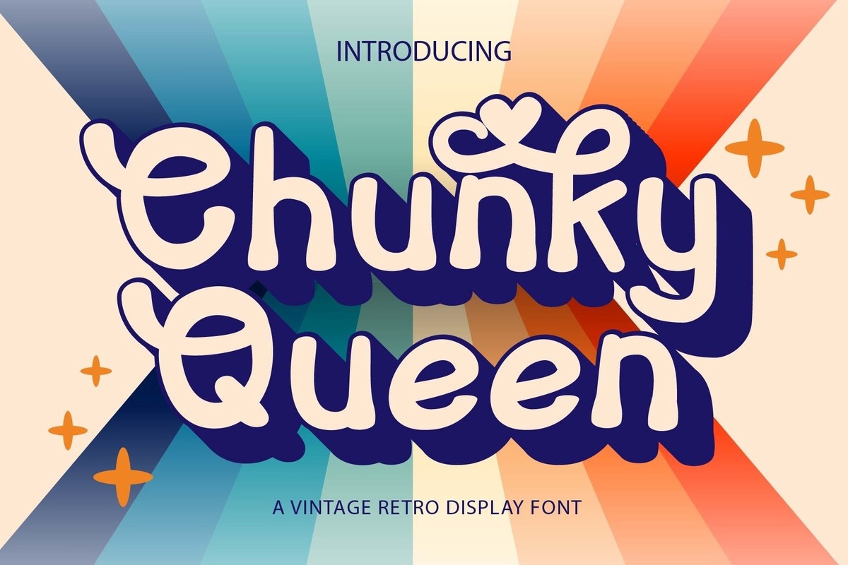 フォント Chunky Queen