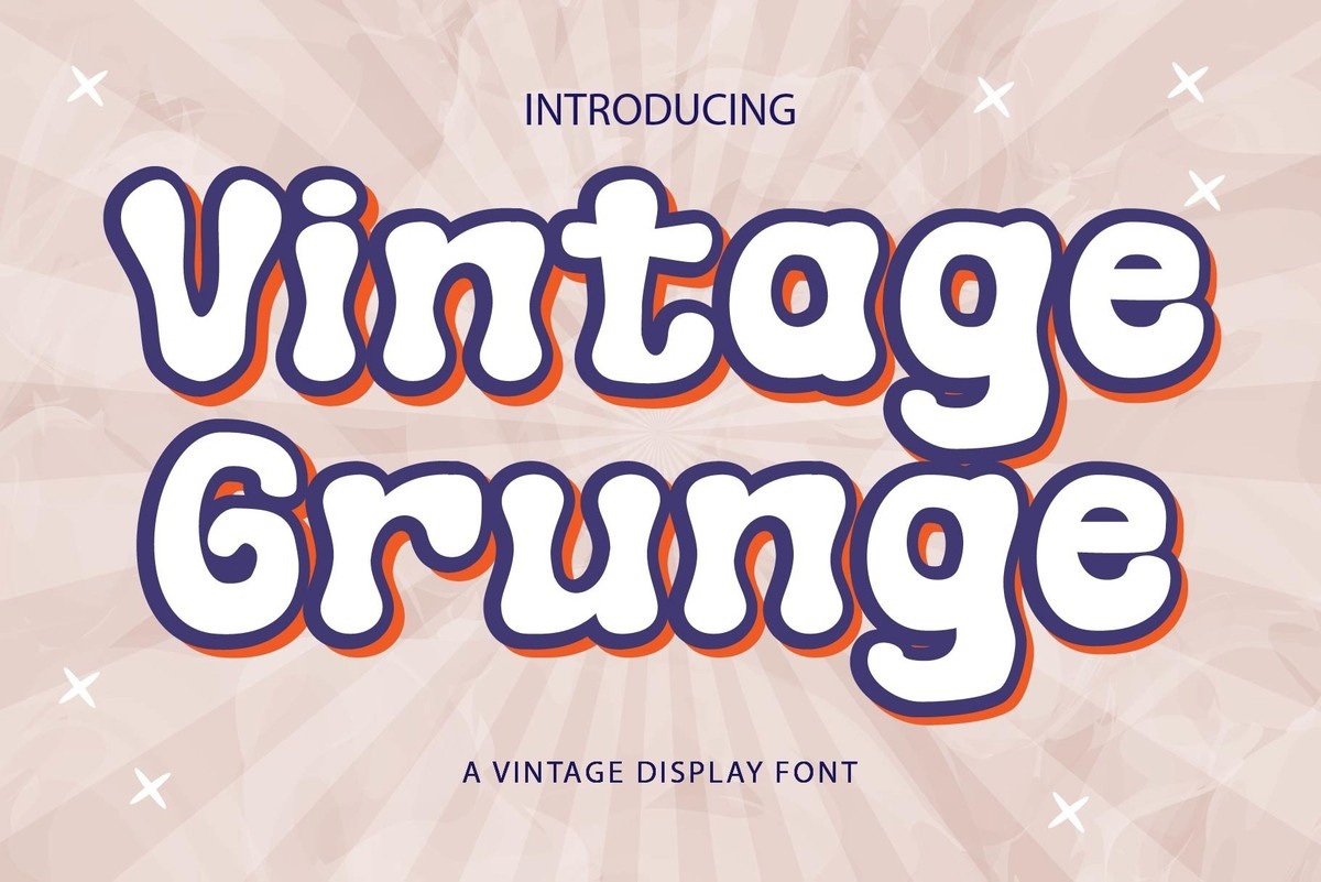 フォント Vintage Grunge