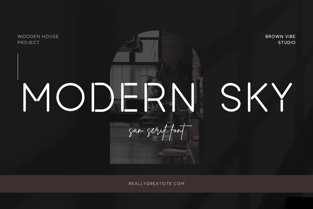 フォント Modern Sky