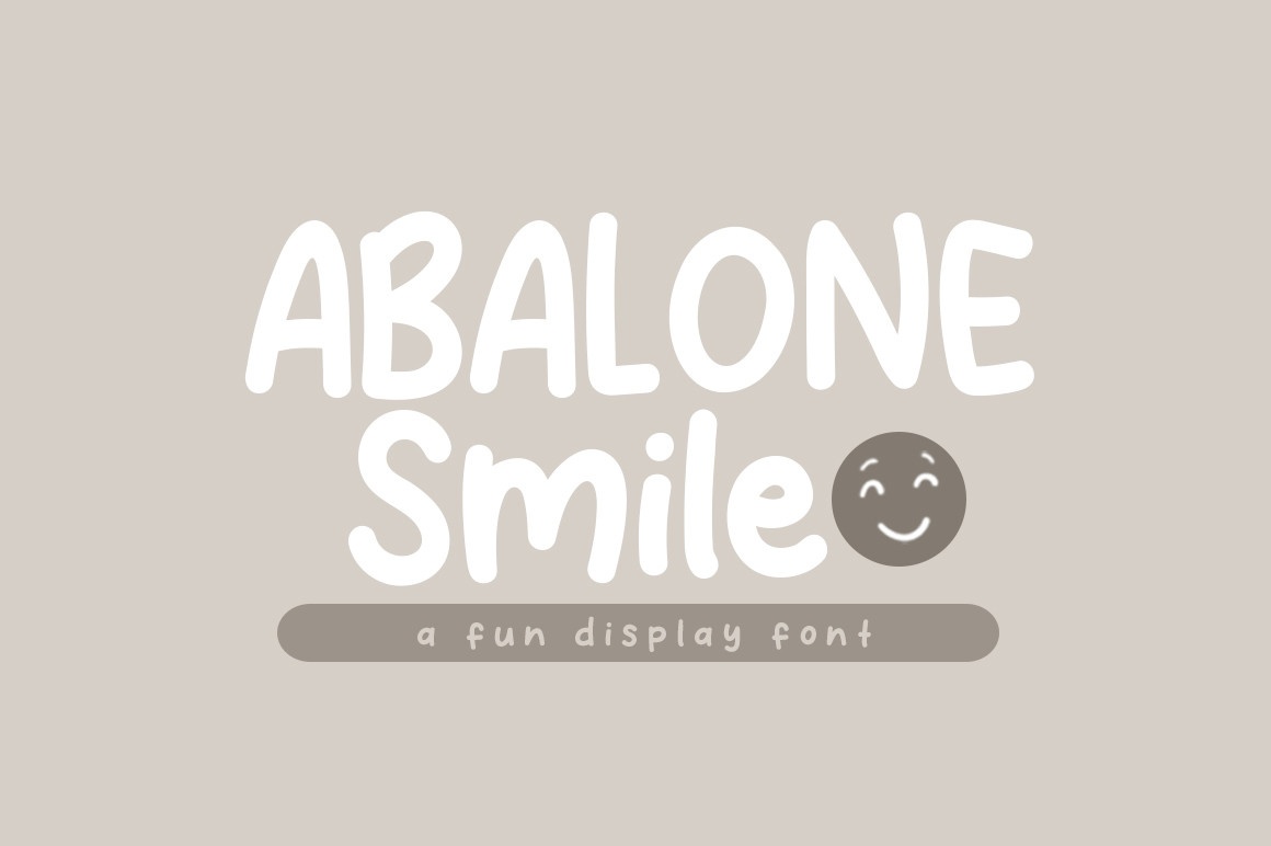フォント Abalone Smile