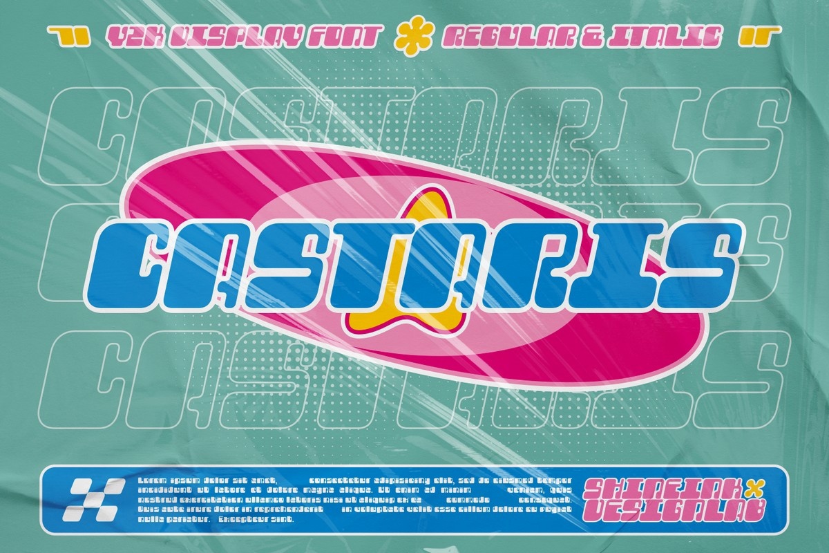 フォント Masrust