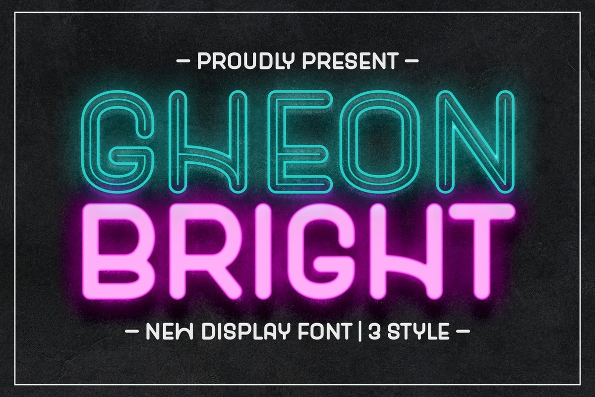 フォント Gheon Bright
