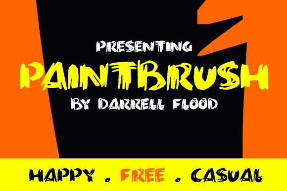 フォント Paintbrush
