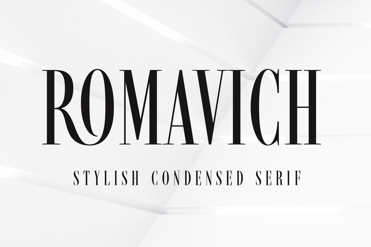 フォント Romavich
