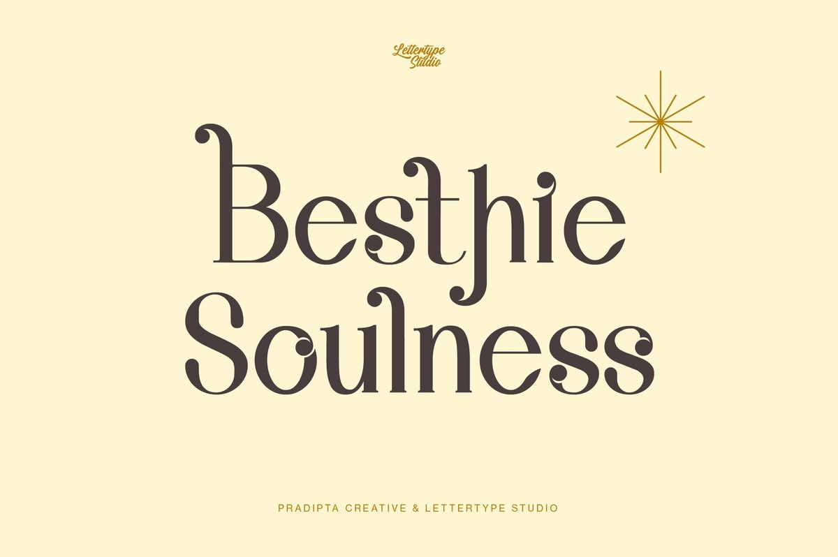 フォント Besthie Soulness