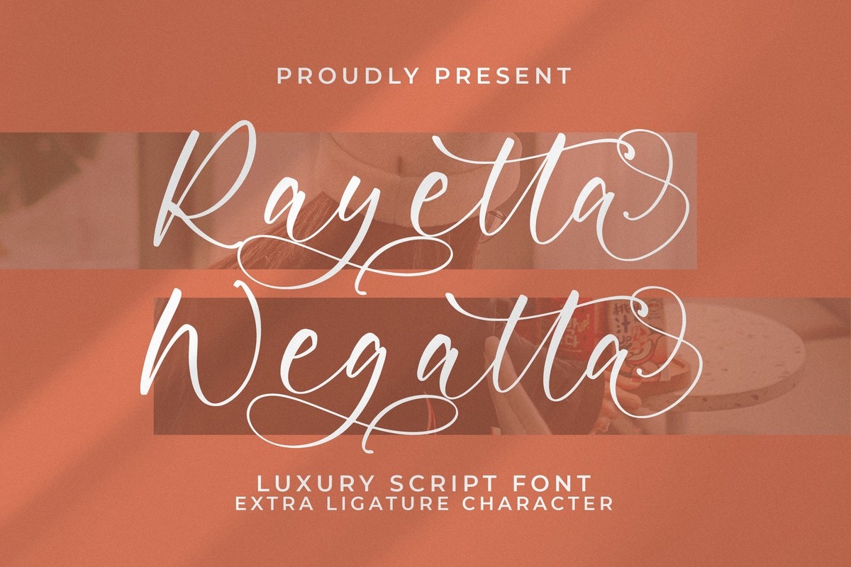 フォント Rayetta Wegatta