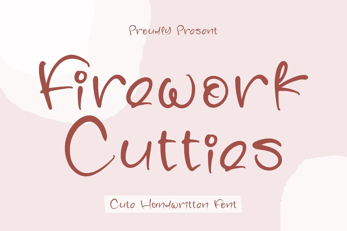フォント Firework Cutties