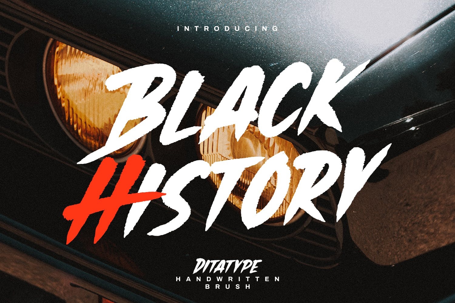 フォント Black History