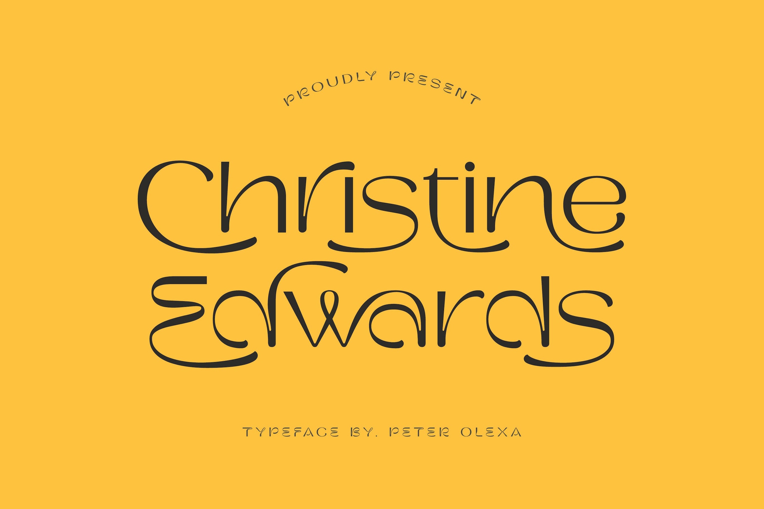 フォント Christine Edwards