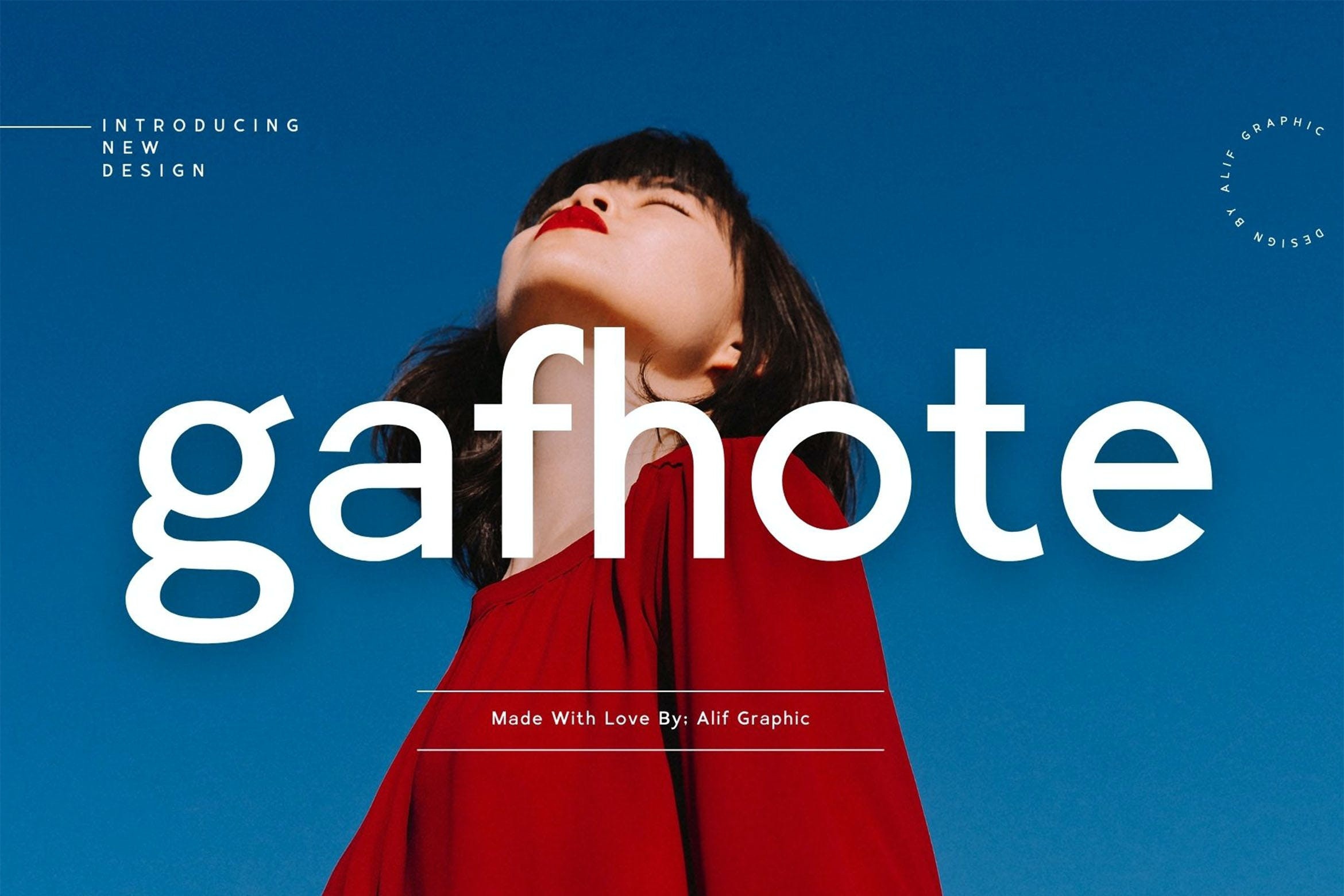 フォント Gafhote