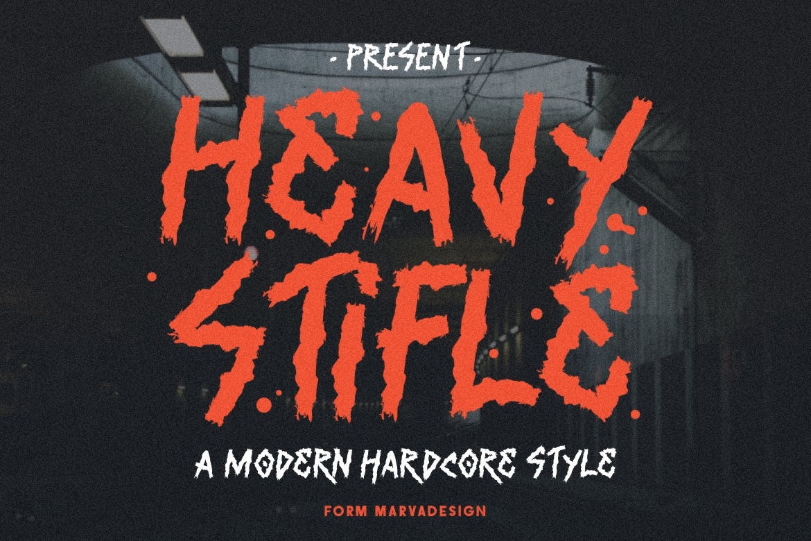 フォント Heavy Stifle