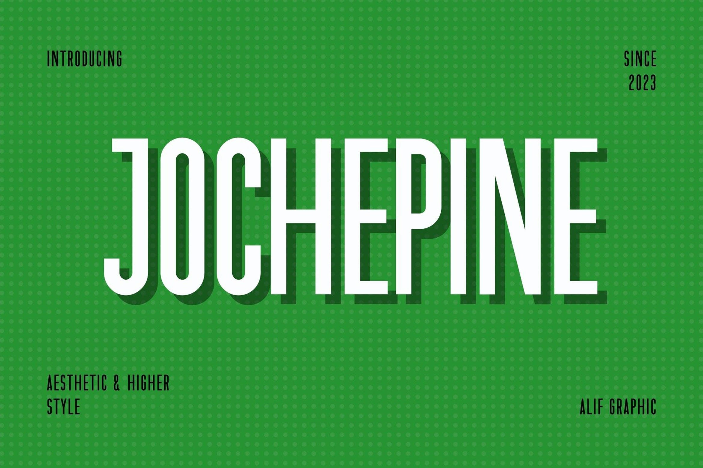 フォント Jochepine