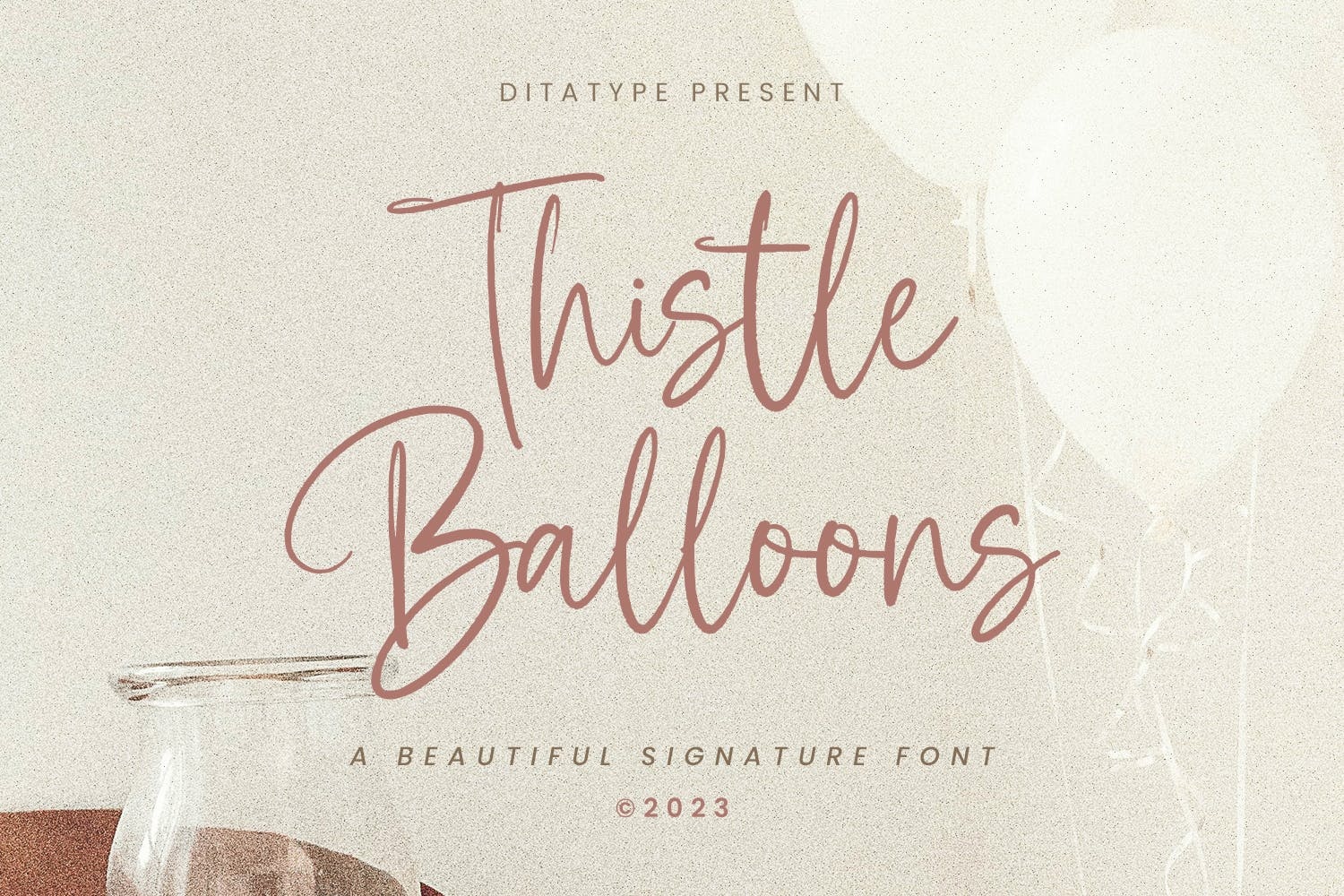 フォント Thistle Balloons