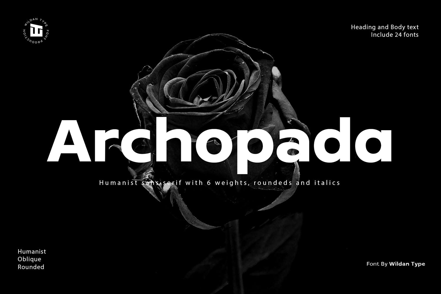 フォント Archopada