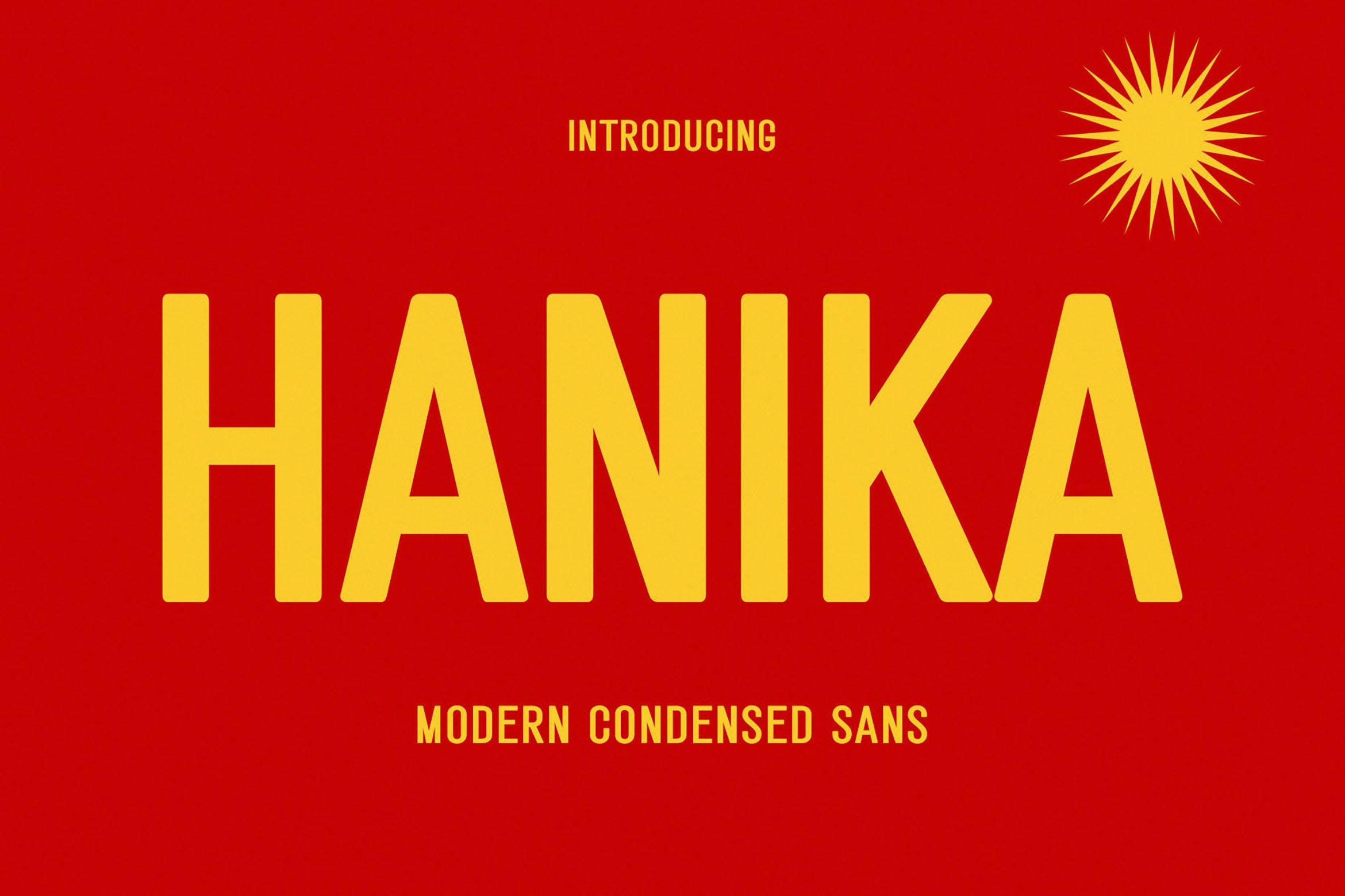 フォント Hanika