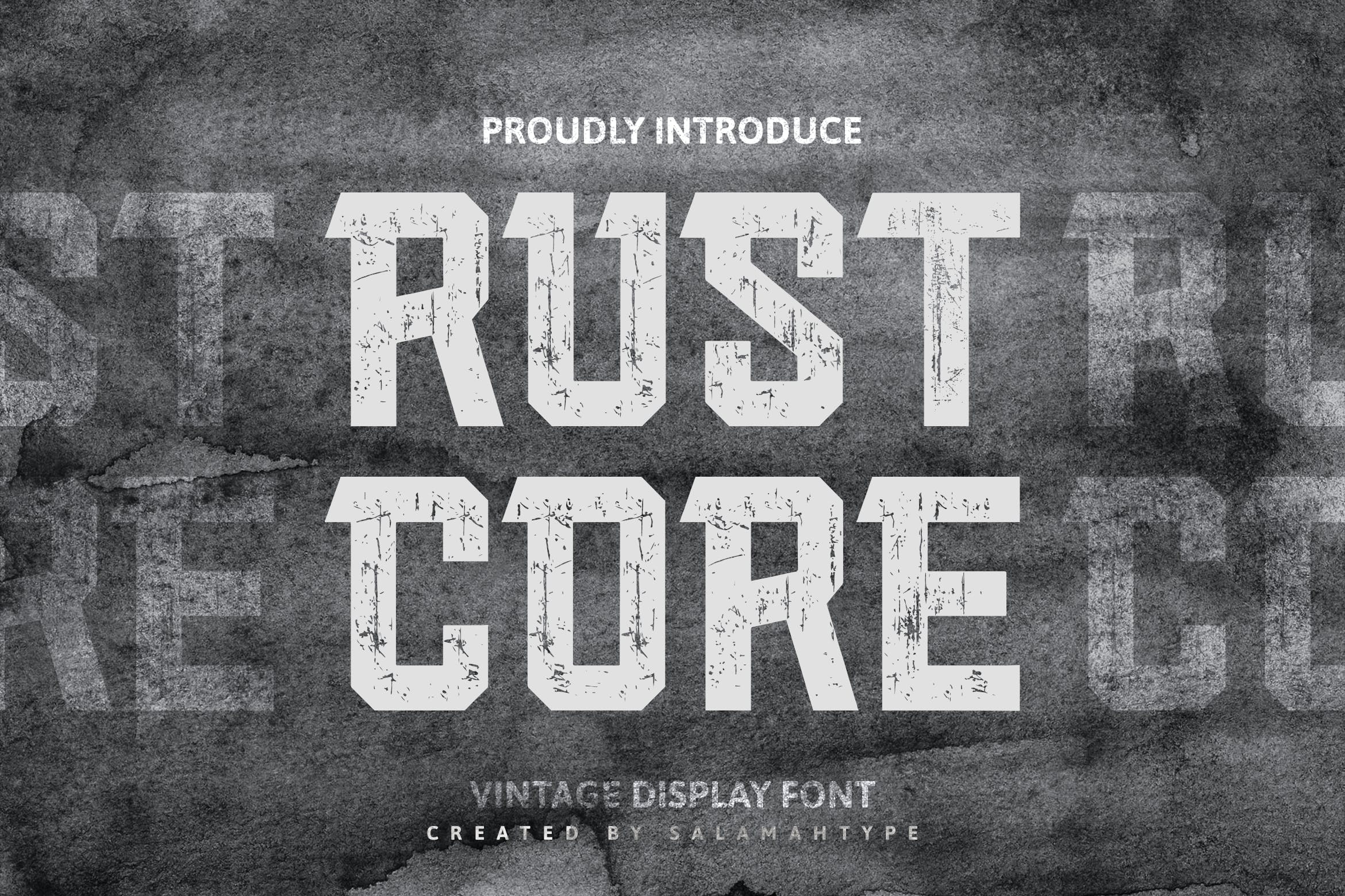 フォント Rust Core