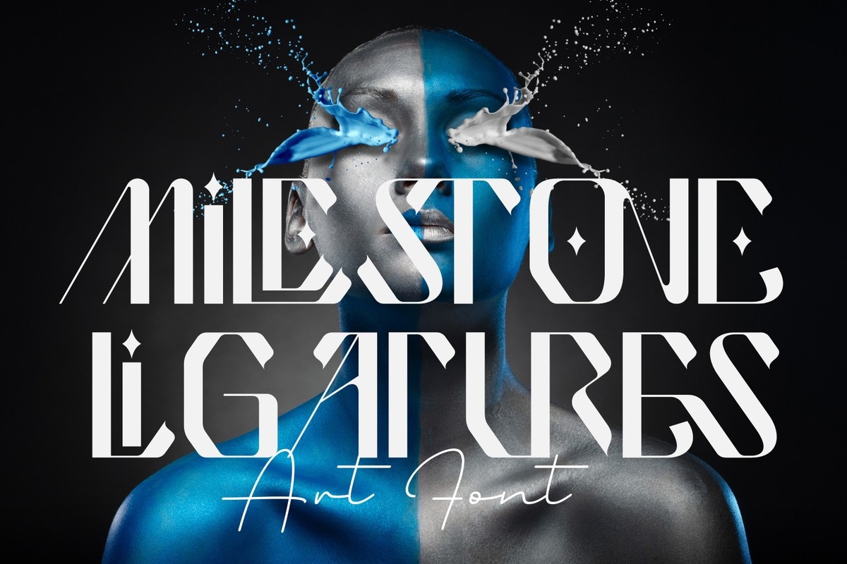 フォント Milestone Ligatures