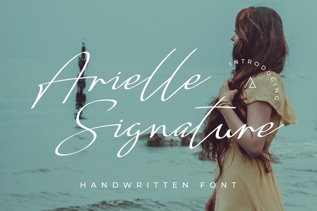 フォント Arielle Signature
