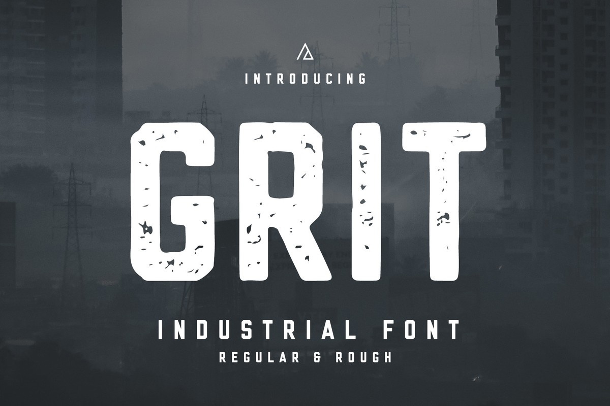 フォント Grit