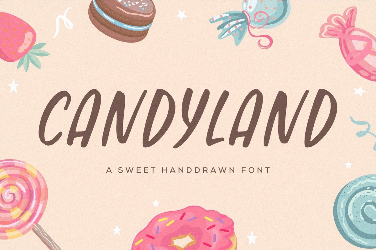 フォント Candyland