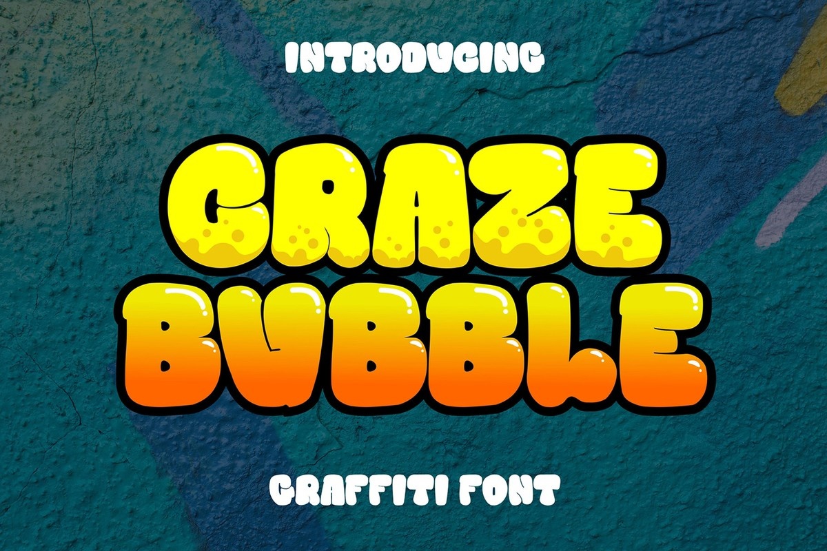 フォント Craze Bubble