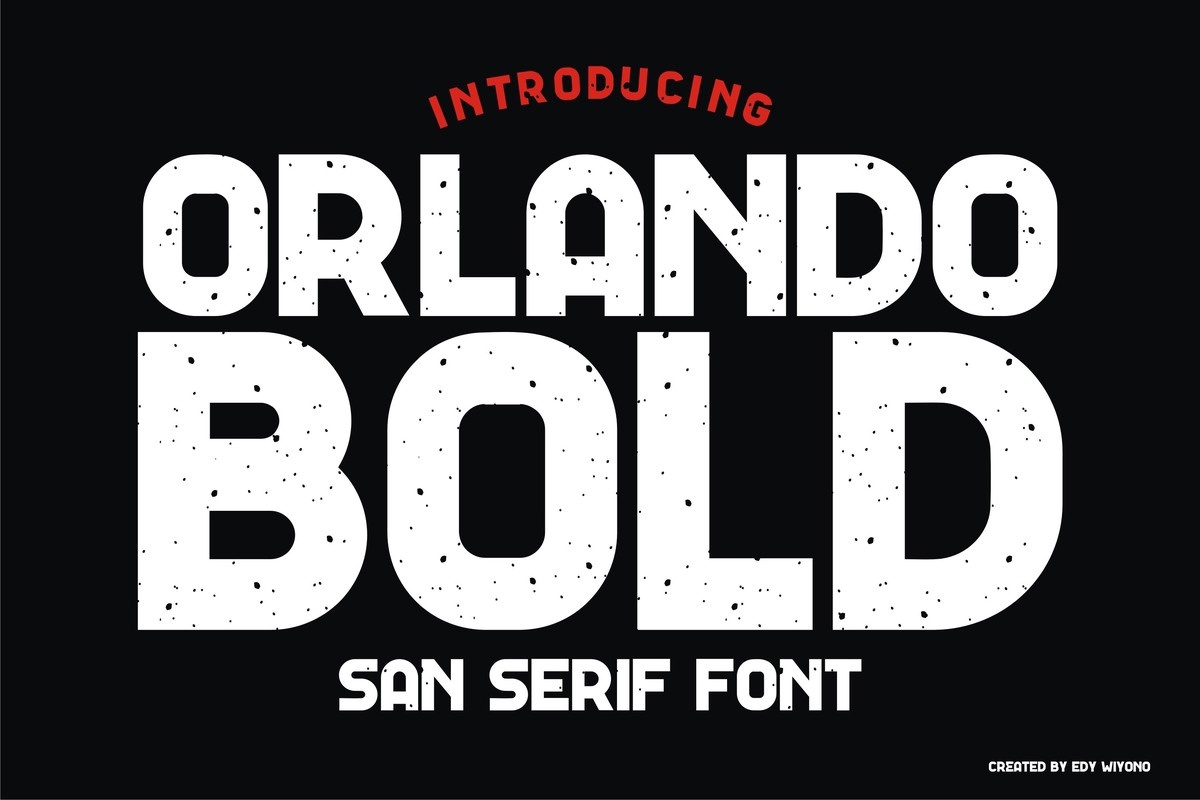フォント Orlando Bold