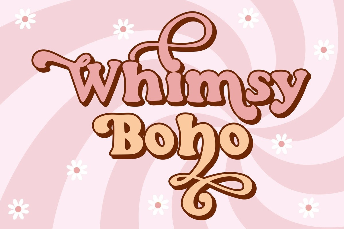 フォント Whimsy Boho