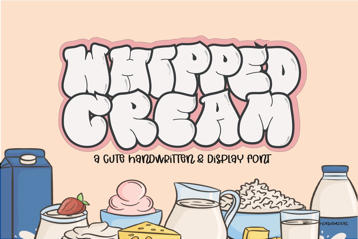 フォント Whipped Cream