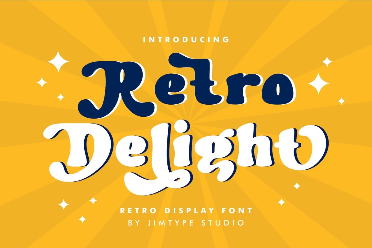 フォント Retro Delight