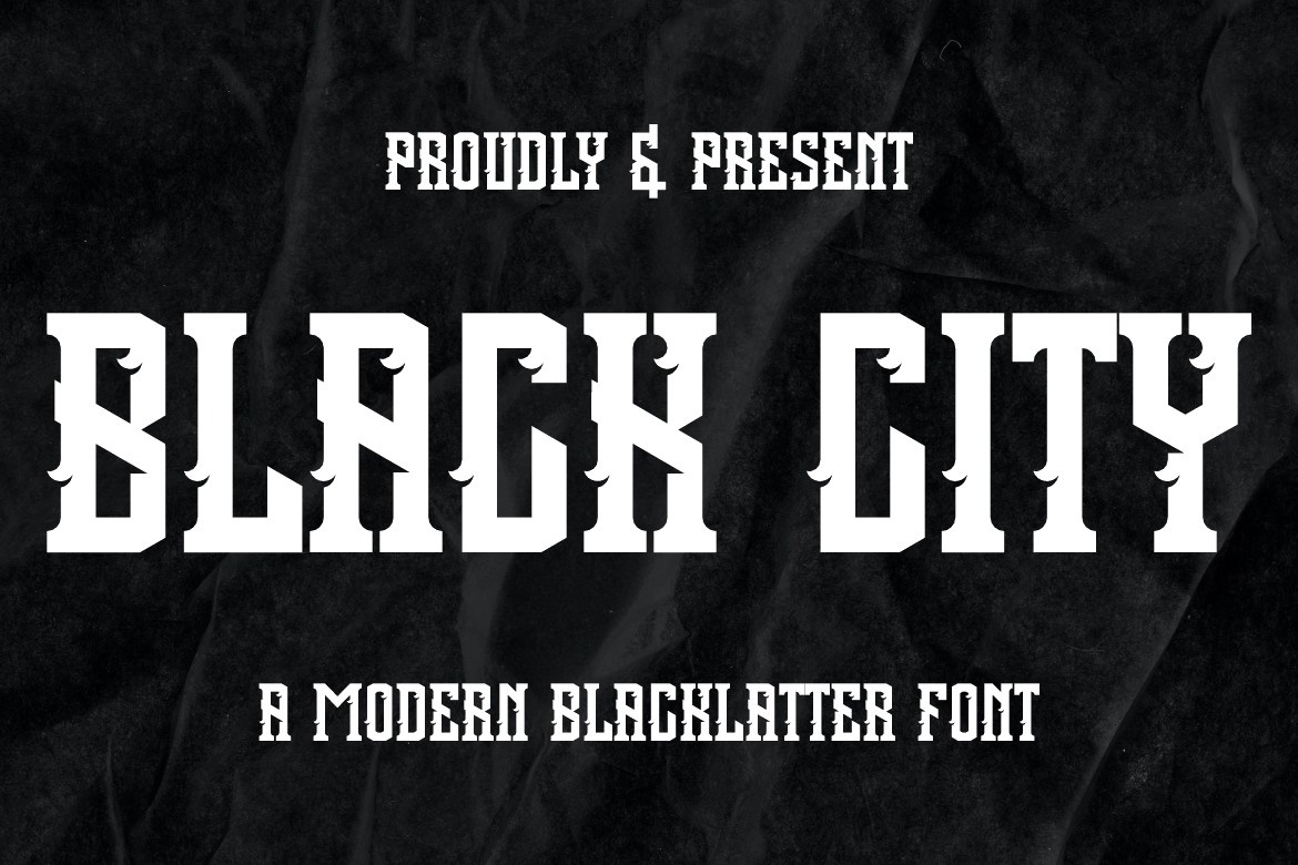 フォント Black City