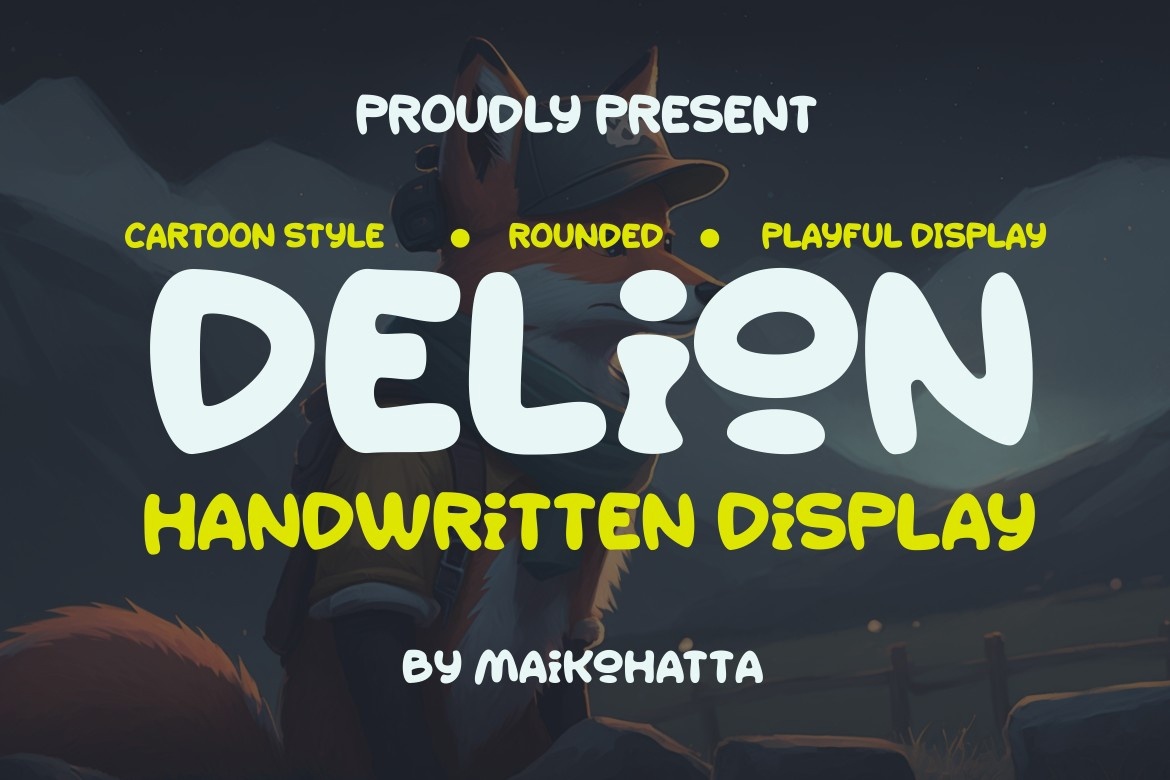 フォント Delion