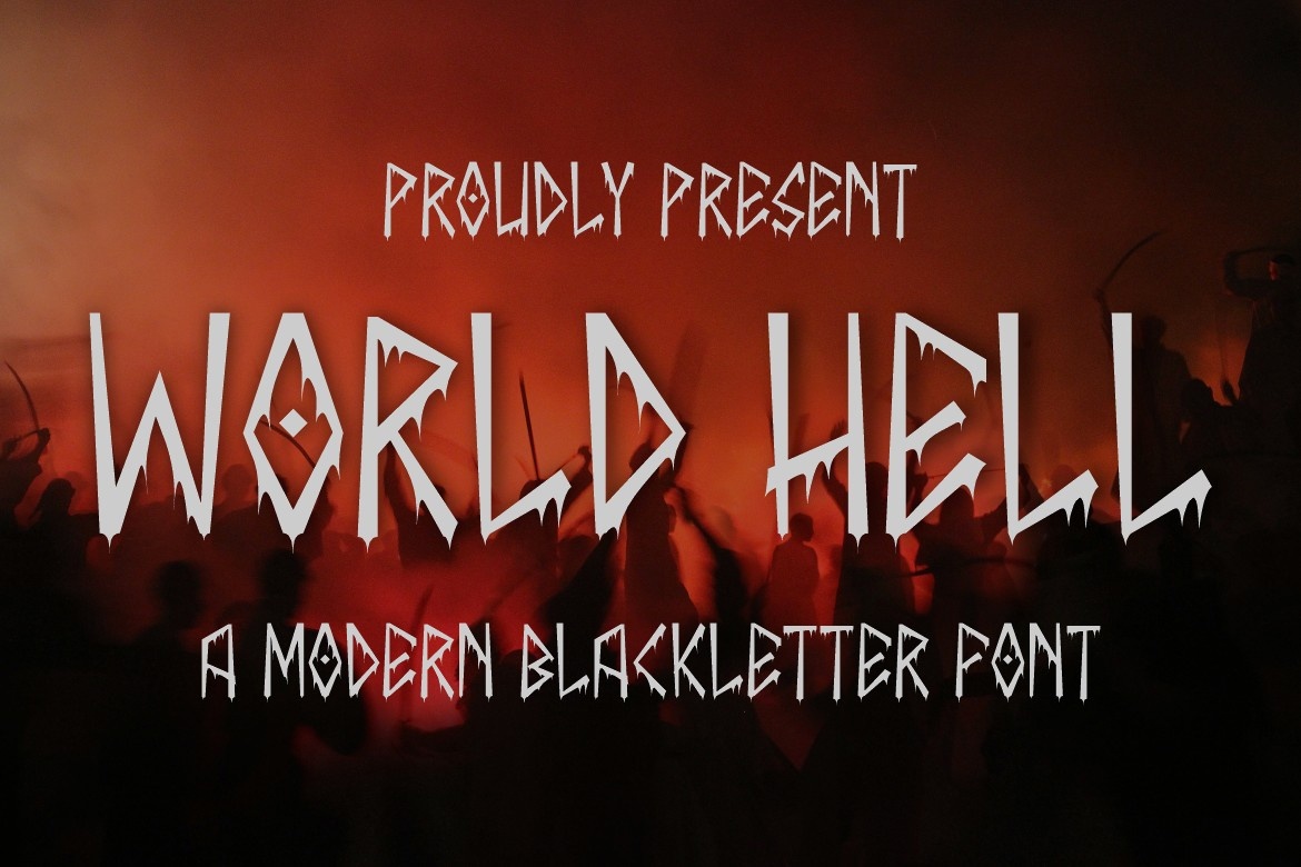 フォント World Hell