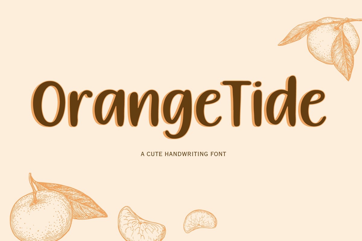 フォント Orangetide