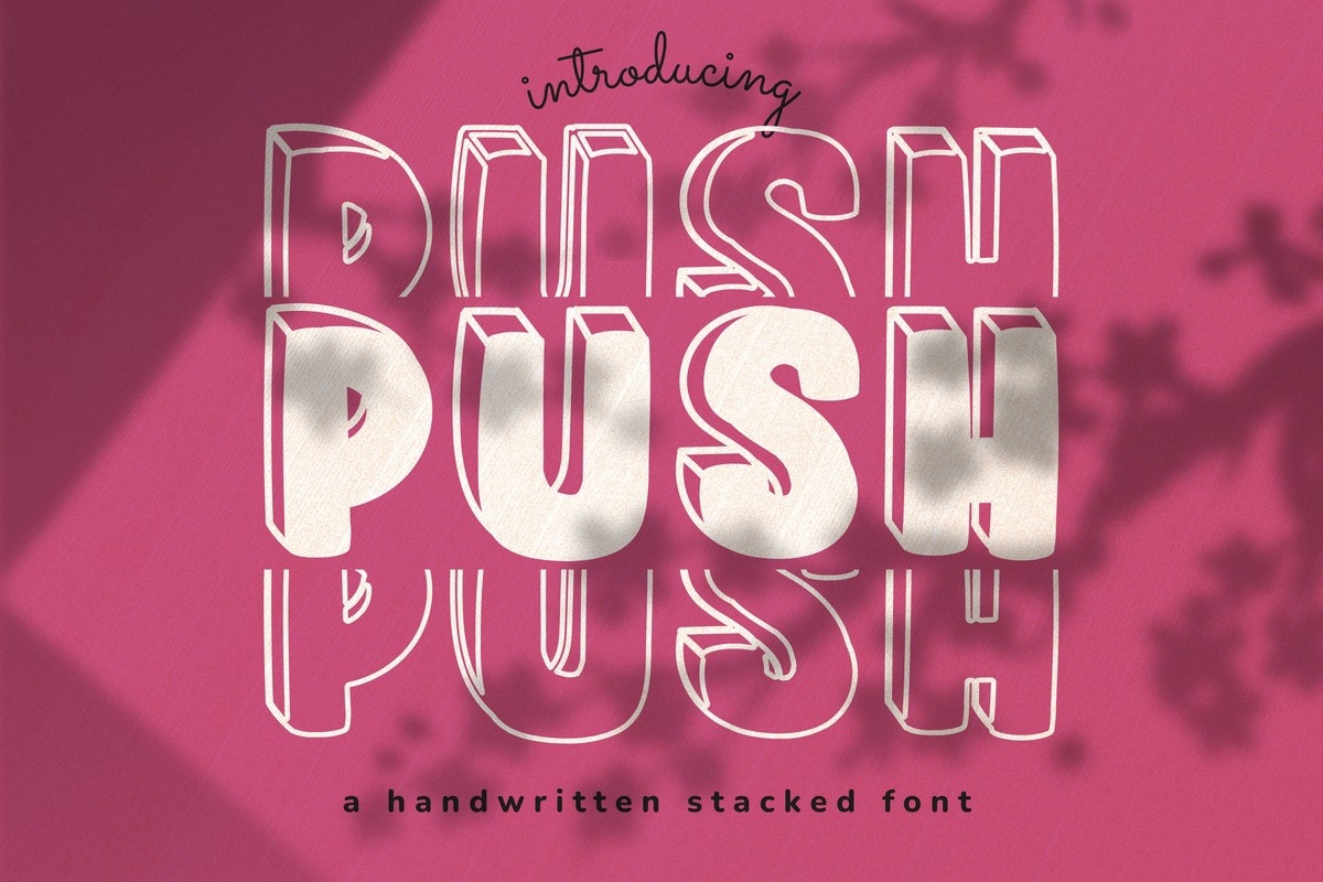 フォント Push Stacked