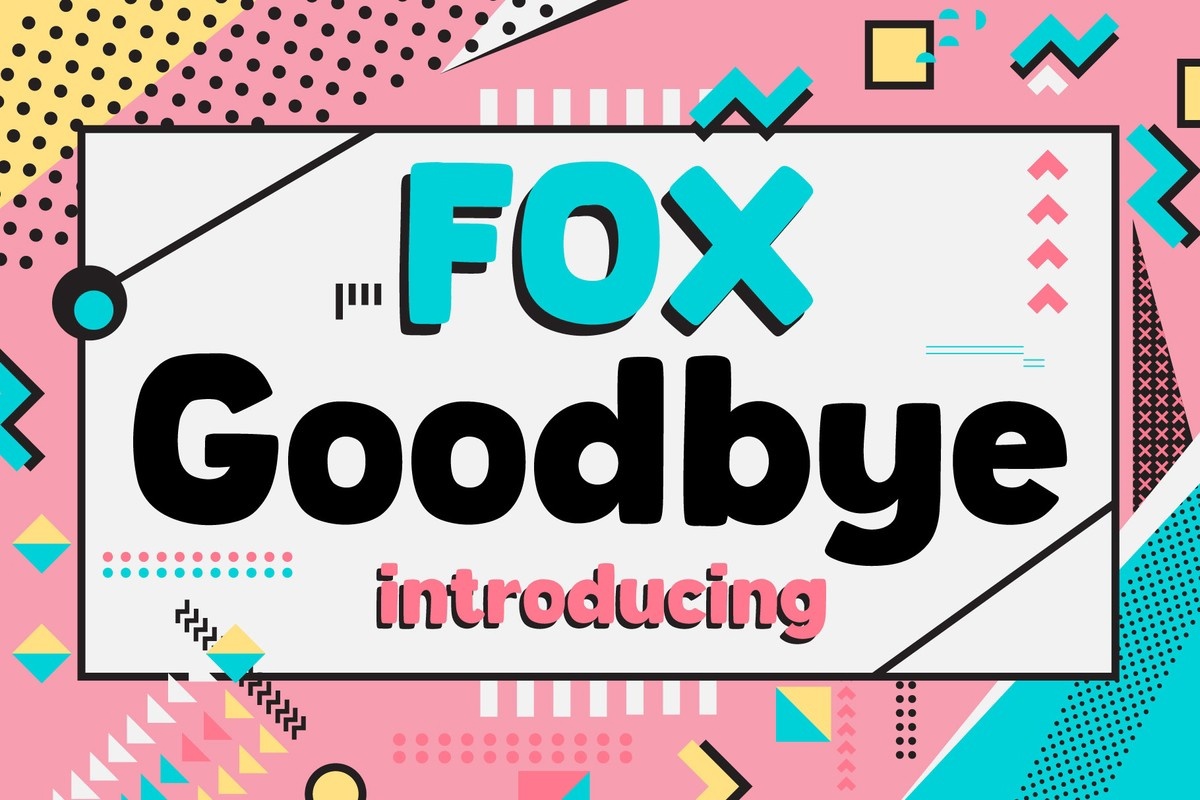 フォント Fox Goodbye