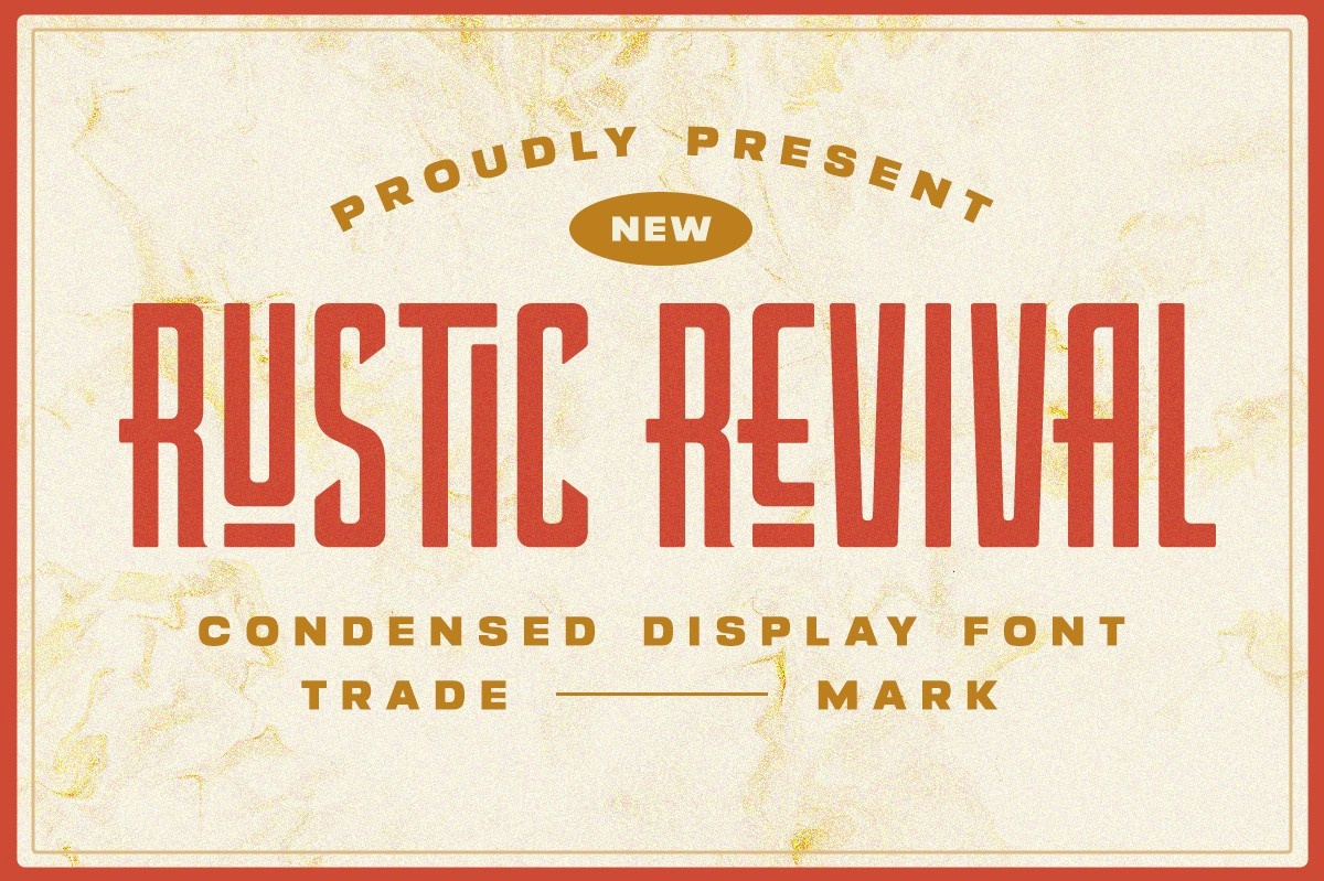 フォント Rustic Revival