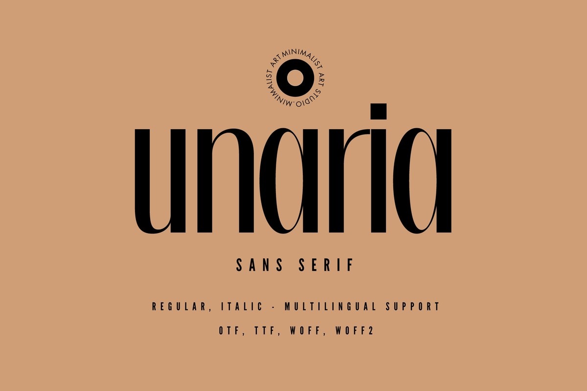 フォント Unaria