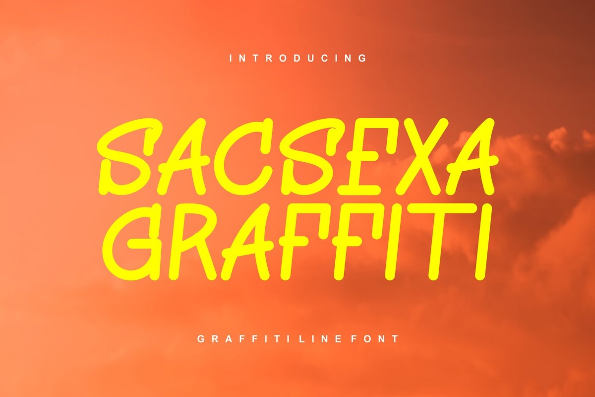フォント Sacsexa Graffiti