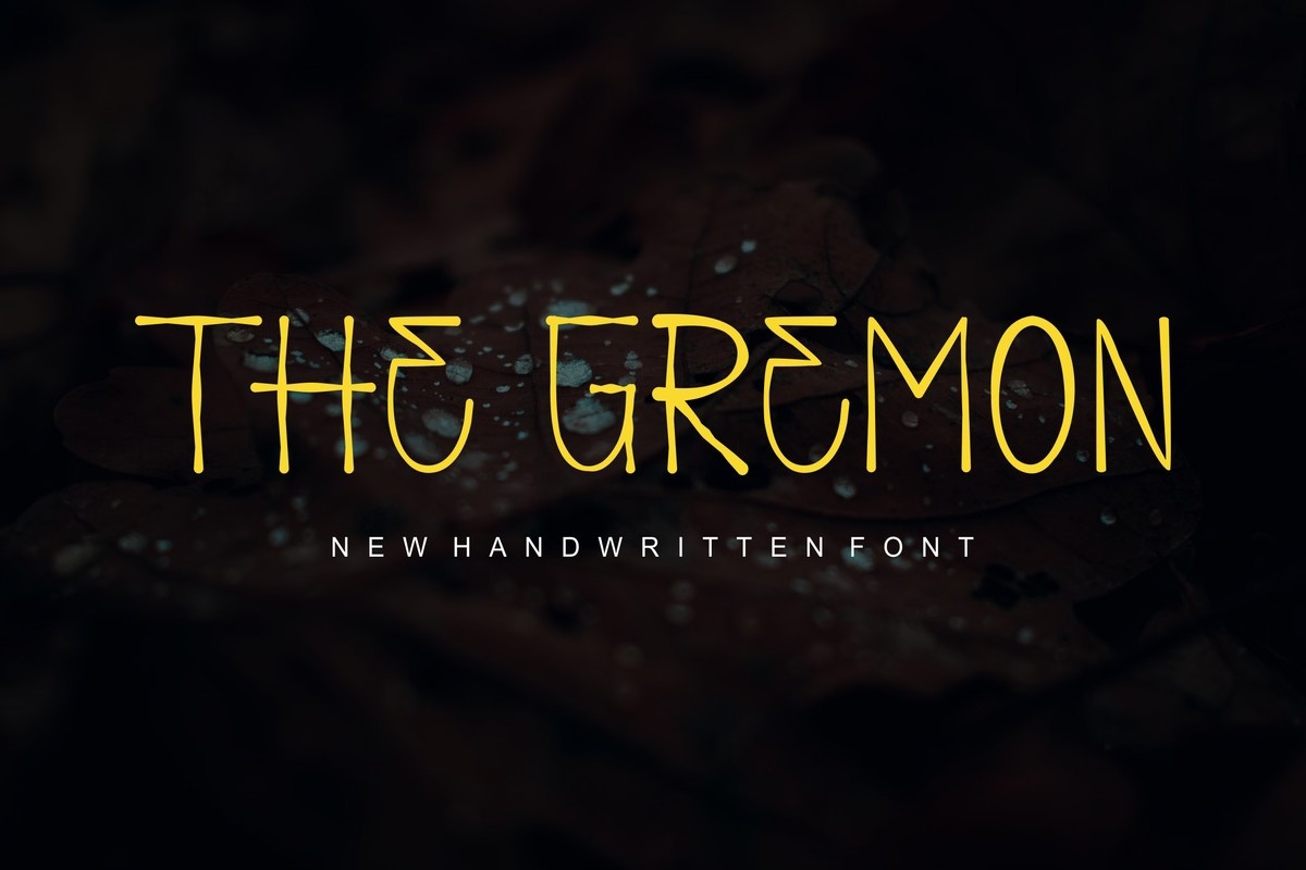 フォント The Gremon
