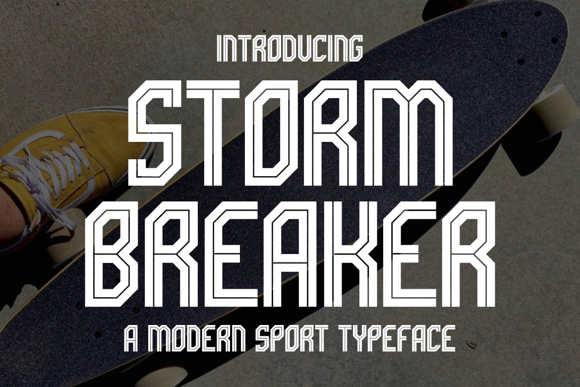 フォント Storm Breaker