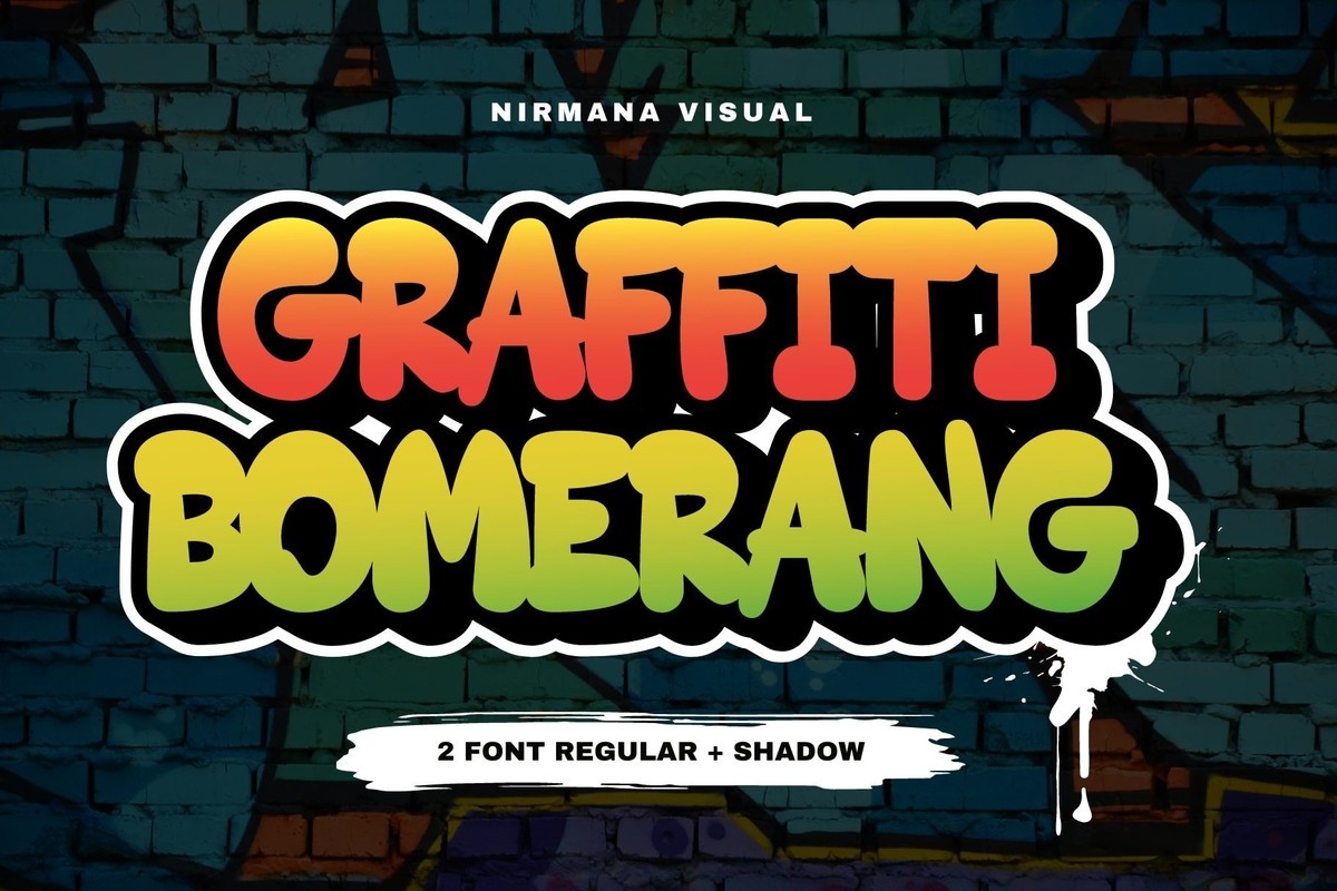 フォント Graffiti Bomerang
