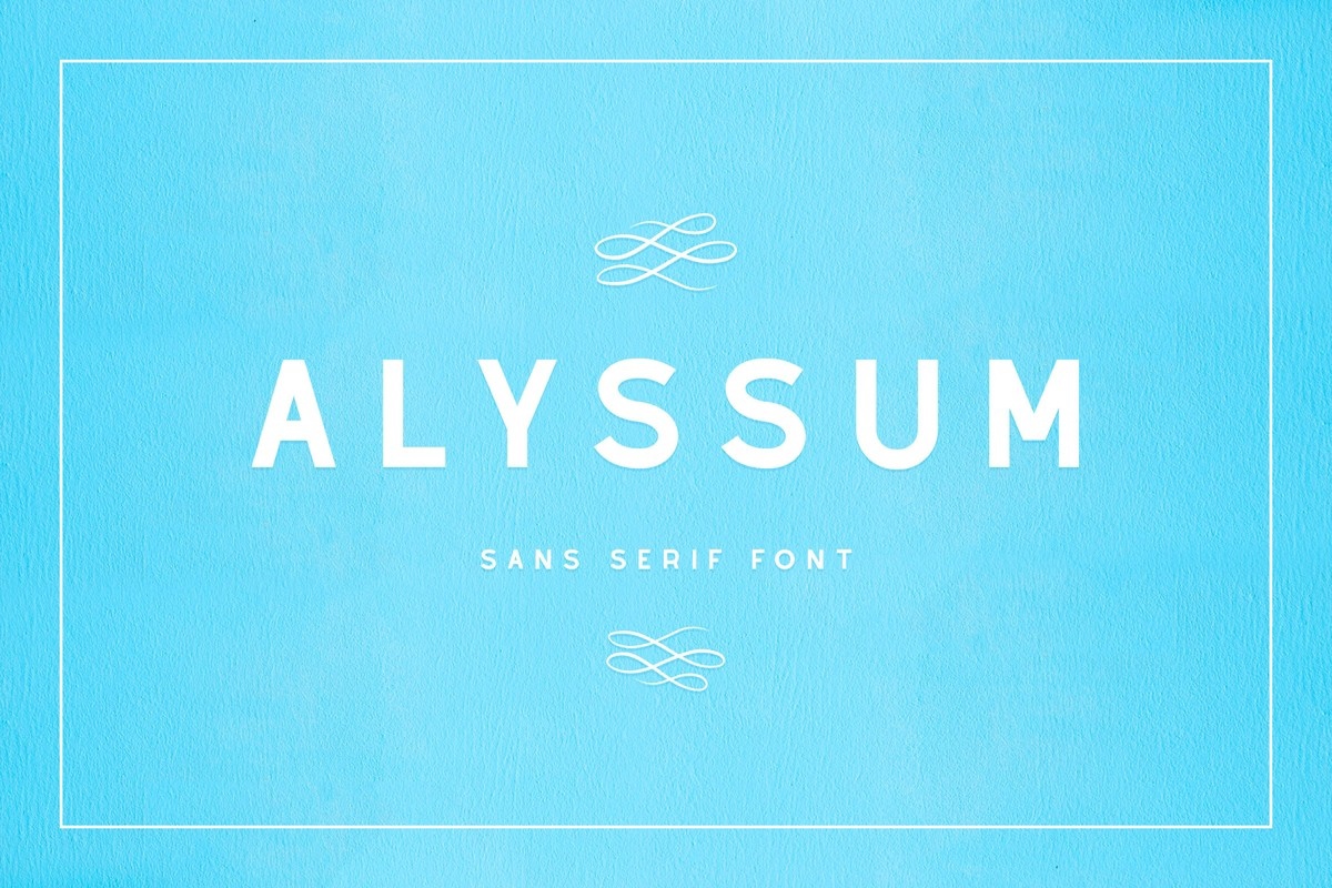 フォント Alyssum