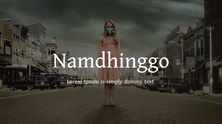 フォント Namdhinggo