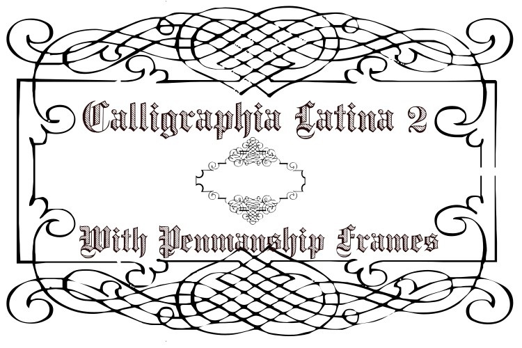 フォント Calligraphia Latina 2