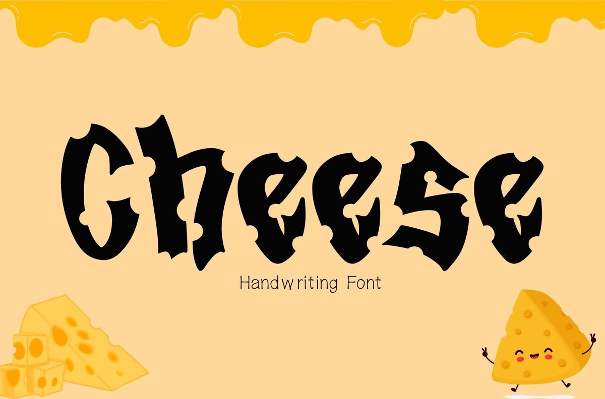 フォント Cheese