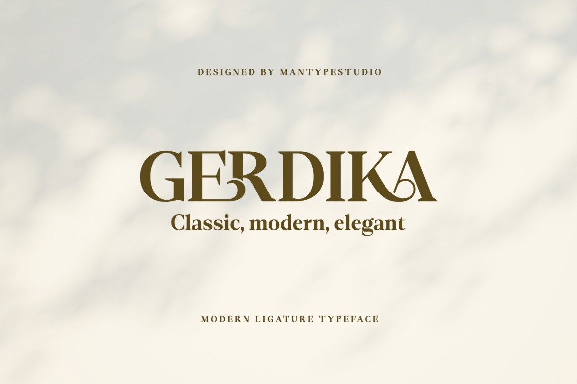 フォント Gerdika