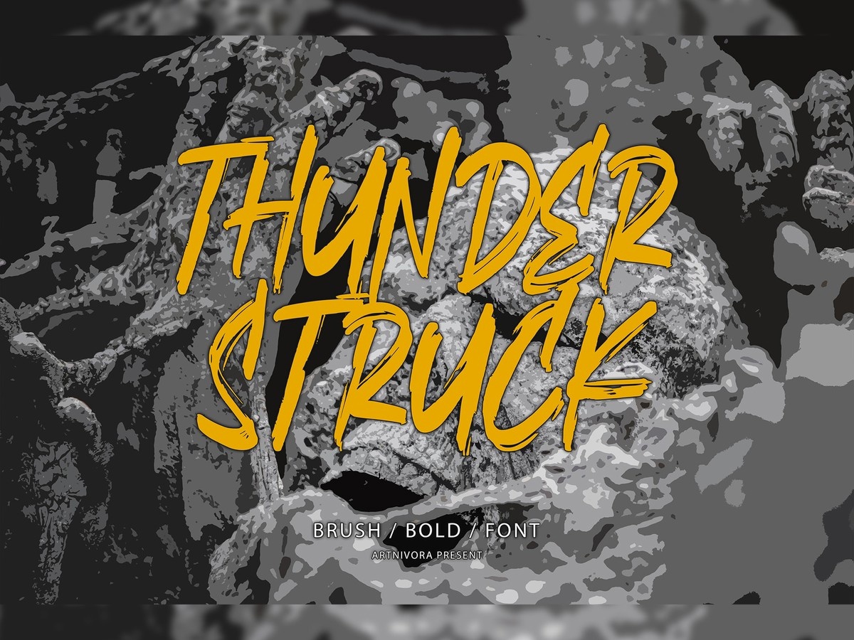 フォント Thunderstruck