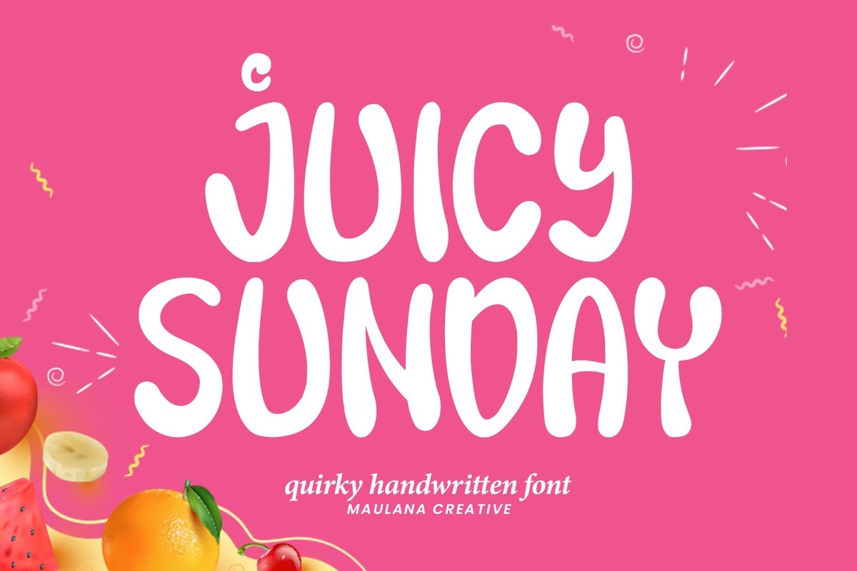 フォント Juicy Sunday