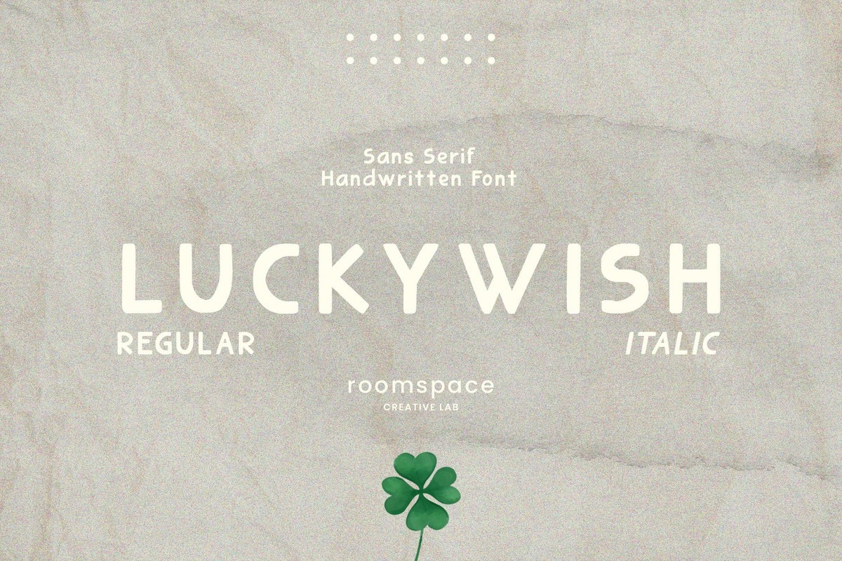 フォント Luckywish