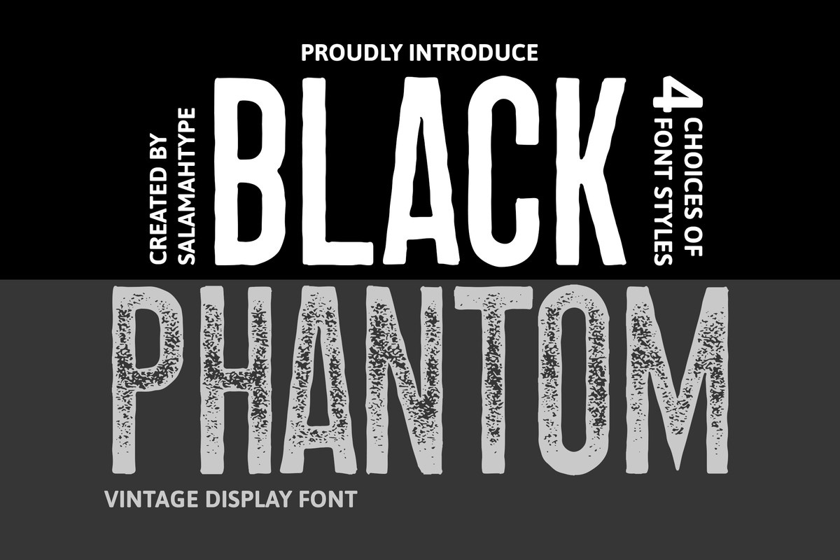 フォント Black Phantom